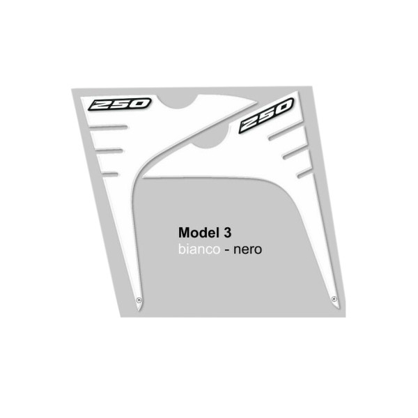 3D ADHESIVES für Xmax 250 Roller PROTECTIONS kompatibel Yamaha X max 2014-2016