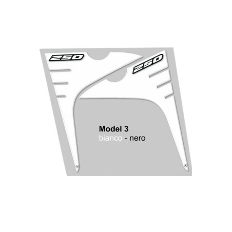 3D ADHESIVOS para Xmax 250 scooter PROTECCIONES compatible Yamaha X max 2014-2016