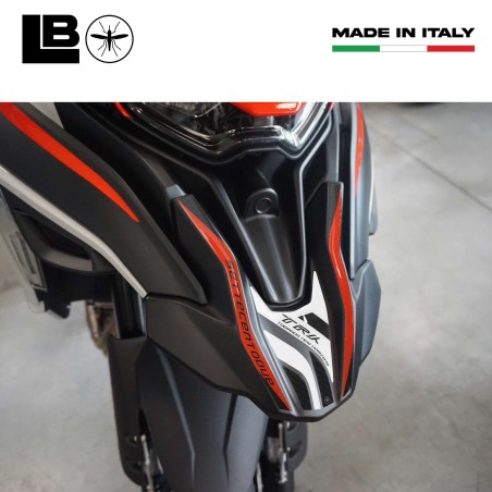 Adesivi 3D Protezione Becco Frontale moto compatibile con Benelli TRK 702 702X