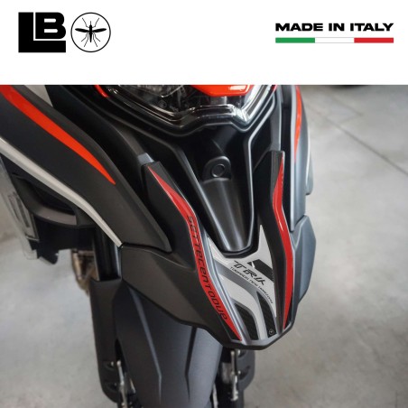 Adesivi 3D Protezione Becco Frontale moto compatibile con Benelli TRK 702 702X