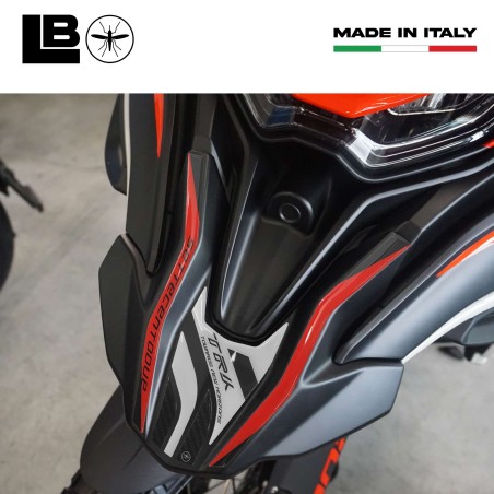 Adesivi 3D Protezione Becco Frontale moto compatibile con Benelli TRK 702 702X