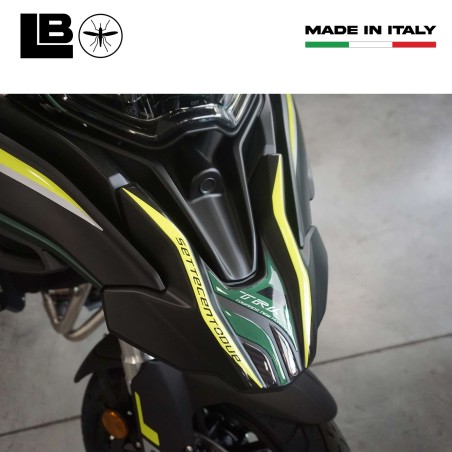 Adesivi 3D Protezione Becco Frontale moto compatibile con Benelli TRK 702 702X