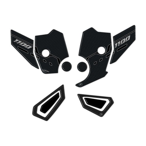 Adesivi 3D protezione completa battitacco compatibili con Honda Nt1100 2022-23 2
