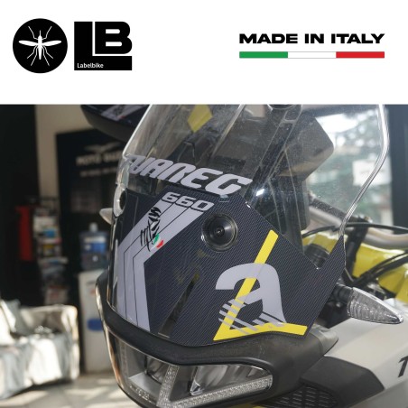 Adesivi 3D Protezione cupolino compatibili con Aprilia Tuareg 660 2022-2025