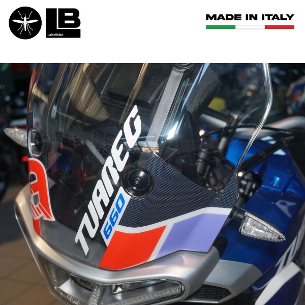 Adesivi 3D Protezione cupolino compatibili con Aprilia Tuareg 660 Tagelmust 2022