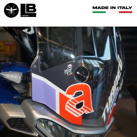 Adesivi 3D Protezione cupolino compatibili con Aprilia Tuareg 660 Tagelmust 2022