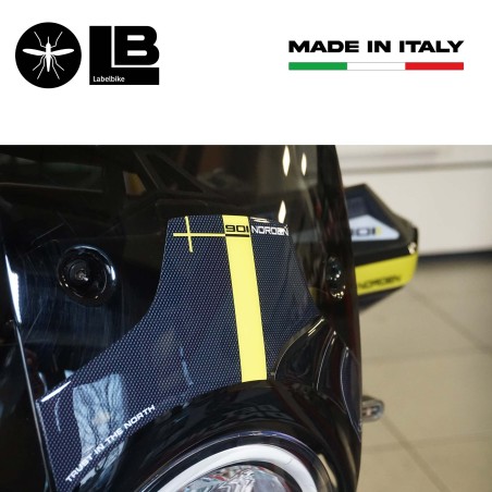 Pegatinas 3D Protector de parabrisas de moto compatible con Husqvarna Norden 901