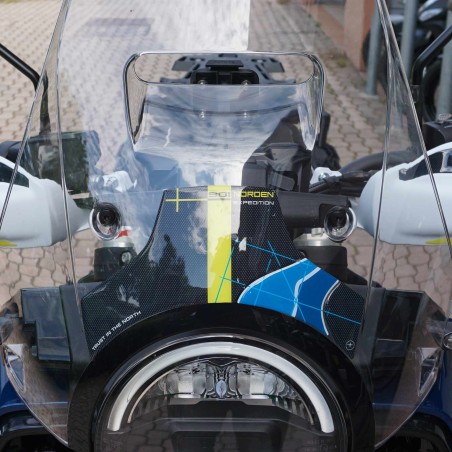 Adesivi 3D Protezione Cupolino moto compatibili con Husqvarna Norden 901 2023-25