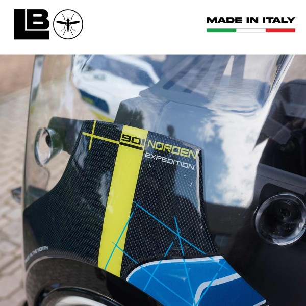 Adesivi 3D Protezione Cupolino moto compatibili con Husqvarna Norden 901 2023-25
