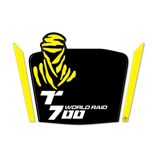 Stickers 3D Motorcycle windshield protector compatible with Yamaha Tenere 700 World Raid 2