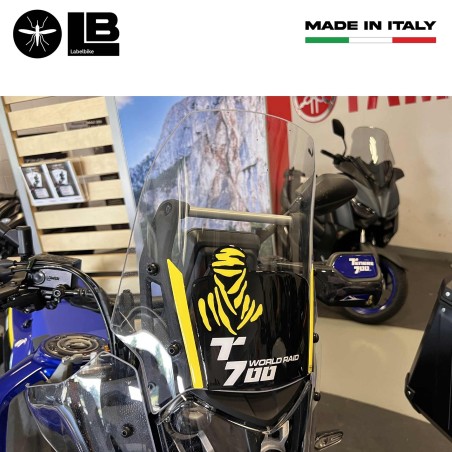 Adesivi 3D Protezione Cupolino moto compatibili con Yamaha Tenere 700 World Raid