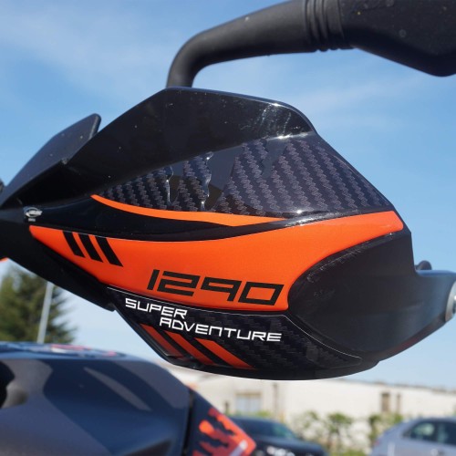 Adesivi 3D Protezione Paramani compatibile con KTM 1290 Super Adventure 2016-20