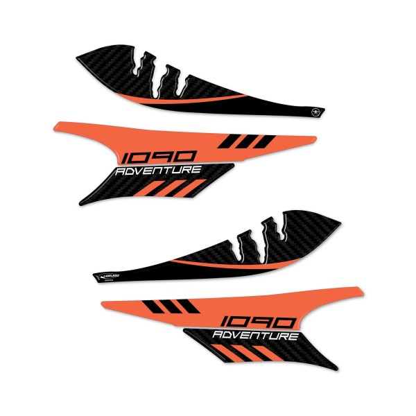 Pegatinas 3D Guardamanos protección moto compatible con KTM 1090 Adventure 2017-2019