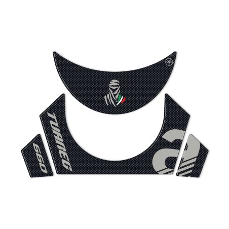 Adesivi 3D Protezione Paraserbatoio compatibili con Aprilia Tuareg 660 2022-2025