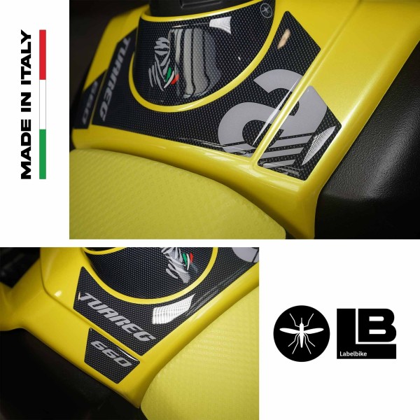 3D Tank Guard Stickers compatible with Aprilia Tuareg 660 2022-2025