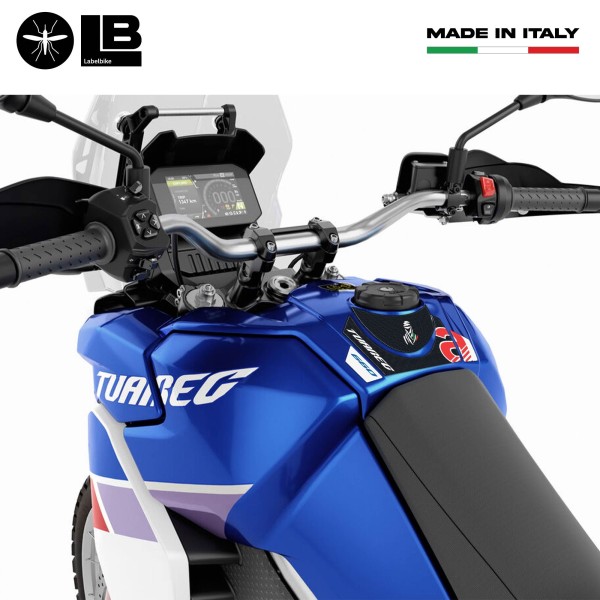 Adesivi 3D Protezione Paraserbatoio compatibili con Aprilia Tuareg 660 Tagelmust
