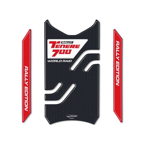 Autocollants 3D de protection de réservoir compatibles avec Yamaha Tenere 700 Rally Edition 2022 2