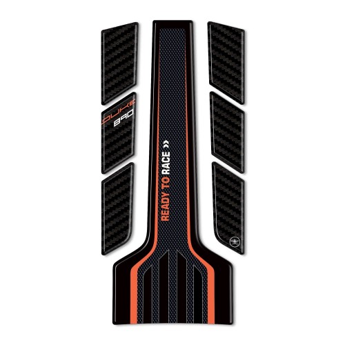Adesivi 3D Protezione Paraserbatoio moto compatibili con Ktm 890 Duke 2021-23 2
