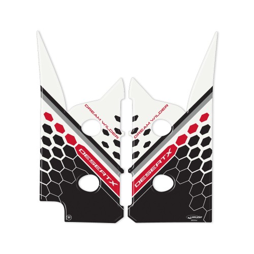Pegatinas 3D Moto guardabarros protección compatible con Ducati DesertX 2
