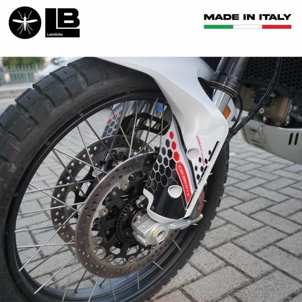 Stickers 3D Protection garde-boue moto compatible avec Ducati DesertX
