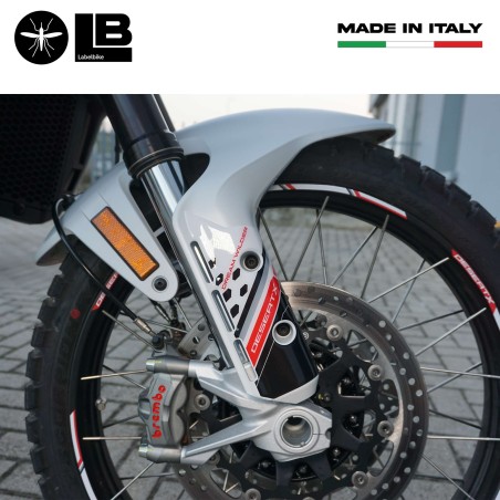 Stickers 3D Protection garde-boue moto compatible avec Ducati DesertX