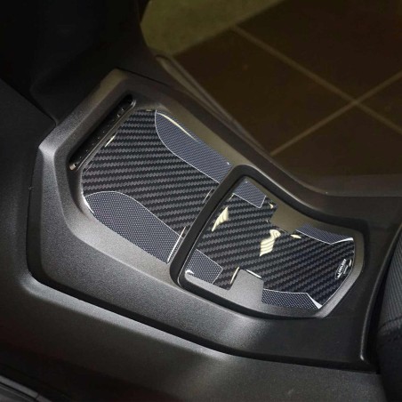 Pegatinas 3D reposapiés y protección de puerta compatibles con Honda Forza 125 2022-23