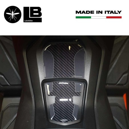 Adesivi 3D protezione pedana e sportello compatibile con Honda Forza 125 2022-23