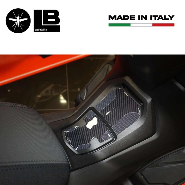 3D stickers footrest and door protection compatible with Honda Forza 125 2022-23