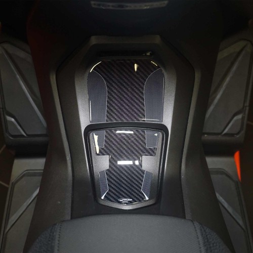 3D stickers footrest and door protection compatible with Honda Forza 350 2022-25