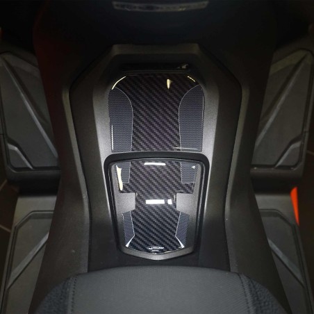 Pegatinas 3D reposapiés y protección de puerta compatibles con Honda Forza 350 2022-25