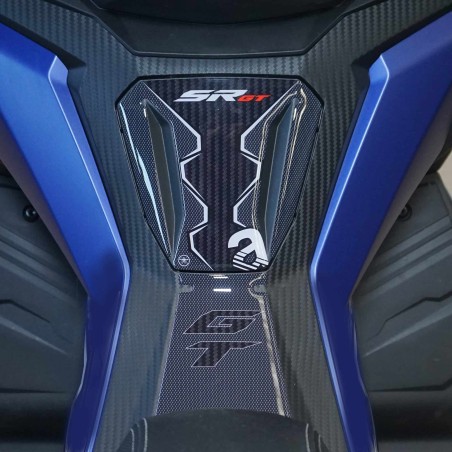 3D-Aufkleber Fußstütze und Türschutz kompatibel mit Aprilia SR GT 125 und 200