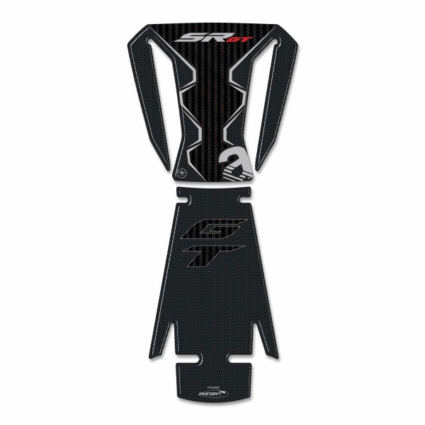 Pegatinas 3D reposapiés y protección de puerta compatibles con Aprilia SR GT 125 y 200