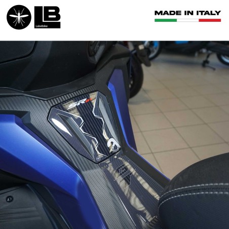 Stickers 3D repose-pieds et protection de porte compatibles avec Aprilia SR GT 125 et 200