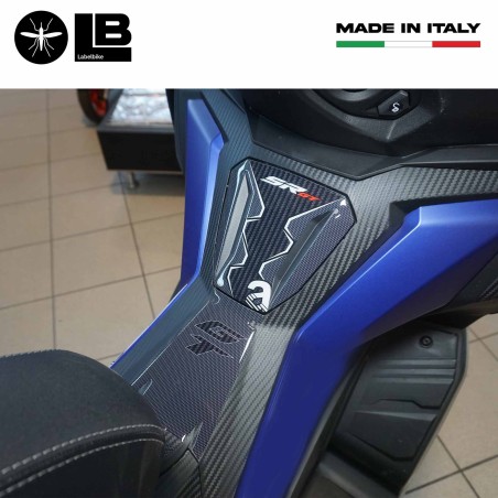 3D stickers footrest and door protection compatible with Aprilia SR GT 125 and 200