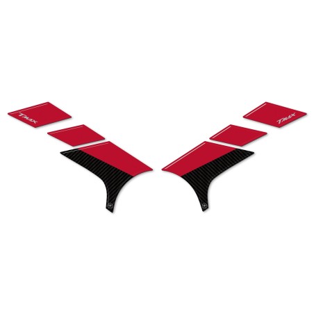 Adesivi 3D Protezione pedane piedi passeggero compatibili con Yamaha Tmax 2022-5