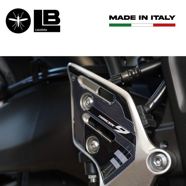 Adesivi 3D Protezioni Batti Tacco compatibili con Yamaha Tracer 9 2021 - 2024