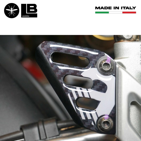 Adesivi 3D Protezioni Battitacco compatibili con Aprilia Tuono V4 1100 2011-2025