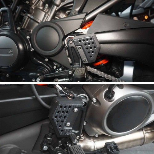 Adesivi 3D Protezioni Battitacco compatibili con Harley Davidson Pan America