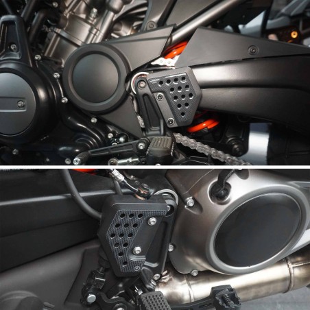 3D Heel Protector Stickers compatible with Harley Davidson Pan America