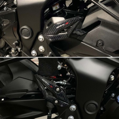 3D Stickers Heel Protectors Compatible With Suzuki GSX-S 750 2016-2020