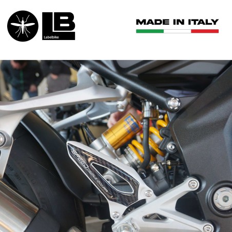 Adesivi 3D Protezioni Battitacco compatibili con Triumph Speed Triple 1200 RR