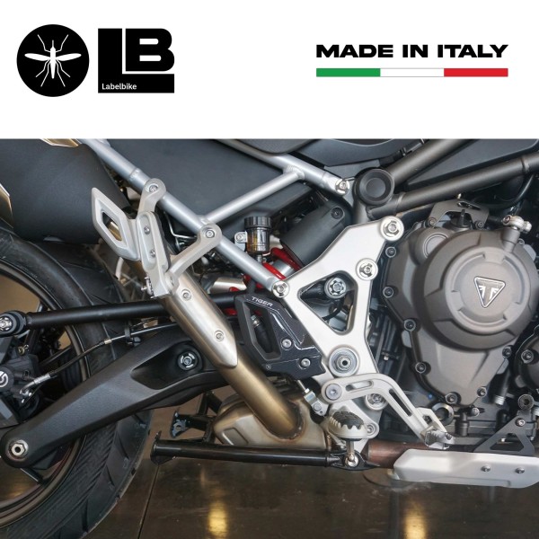 Protectores de talón adhesivos 3D compatibles con Triumph Tiger 1200 GT y Rally