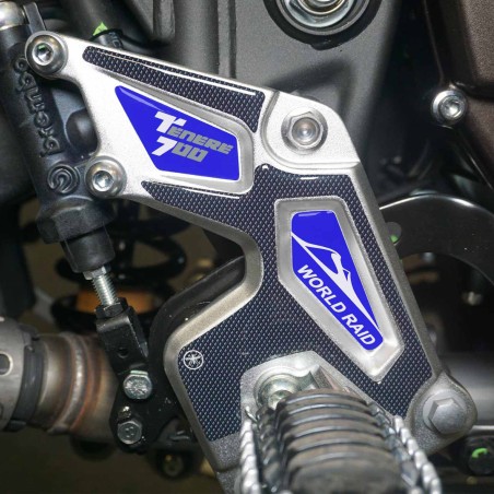 Stickers de protection de talon 3D compatibles avec Yamaha tenere 700