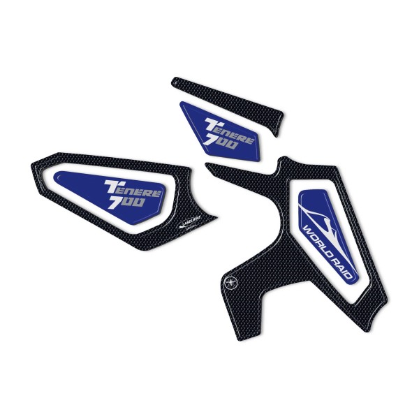 3D Heel Protector Stickers compatible with Yamaha tenere 700