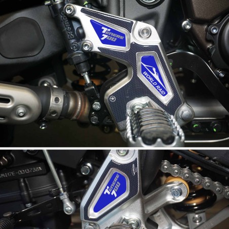Stickers de protection de talon 3D compatibles avec Yamaha tenere 700