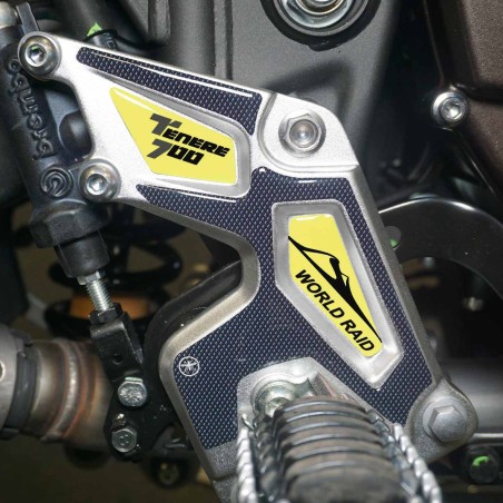 3D Heel Protector Stickers compatible with Yamaha tenere 700