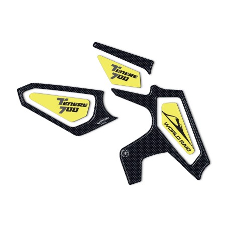 Stickers de protection de talon 3D compatibles avec Yamaha tenere 700