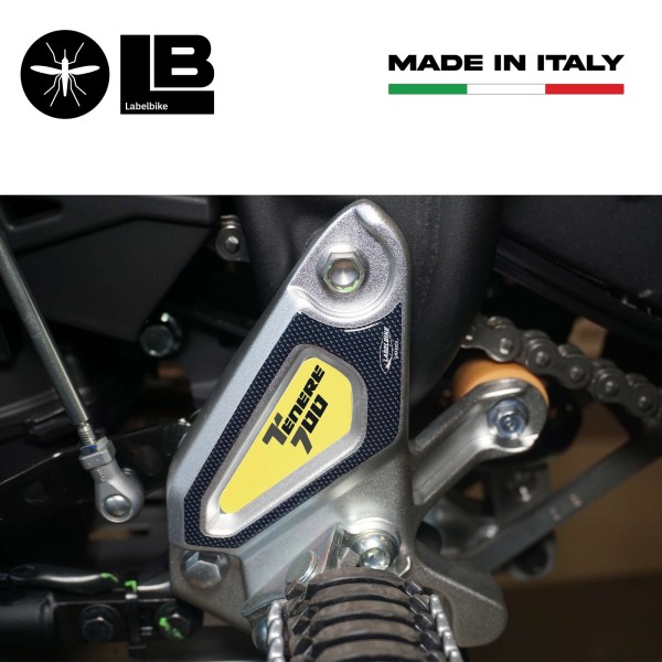 Stickers de protection de talon 3D compatibles avec Yamaha tenere 700