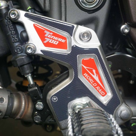 Stickers de protection de talon 3D compatibles avec Yamaha tenere 700