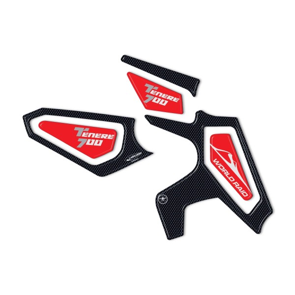 Stickers de protection de talon 3D compatibles avec Yamaha tenere 700